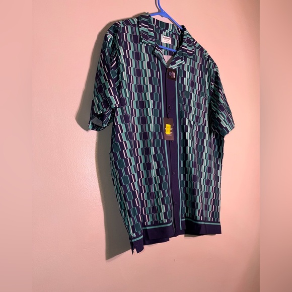 Men's Murano short sleeve shirt, tight fit  Sz XXL - Picture 2 of 7